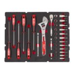 Fixio.pl Milwaukee 1/4IN RATCH. SOCKET SET FOAM INSERT 35PC