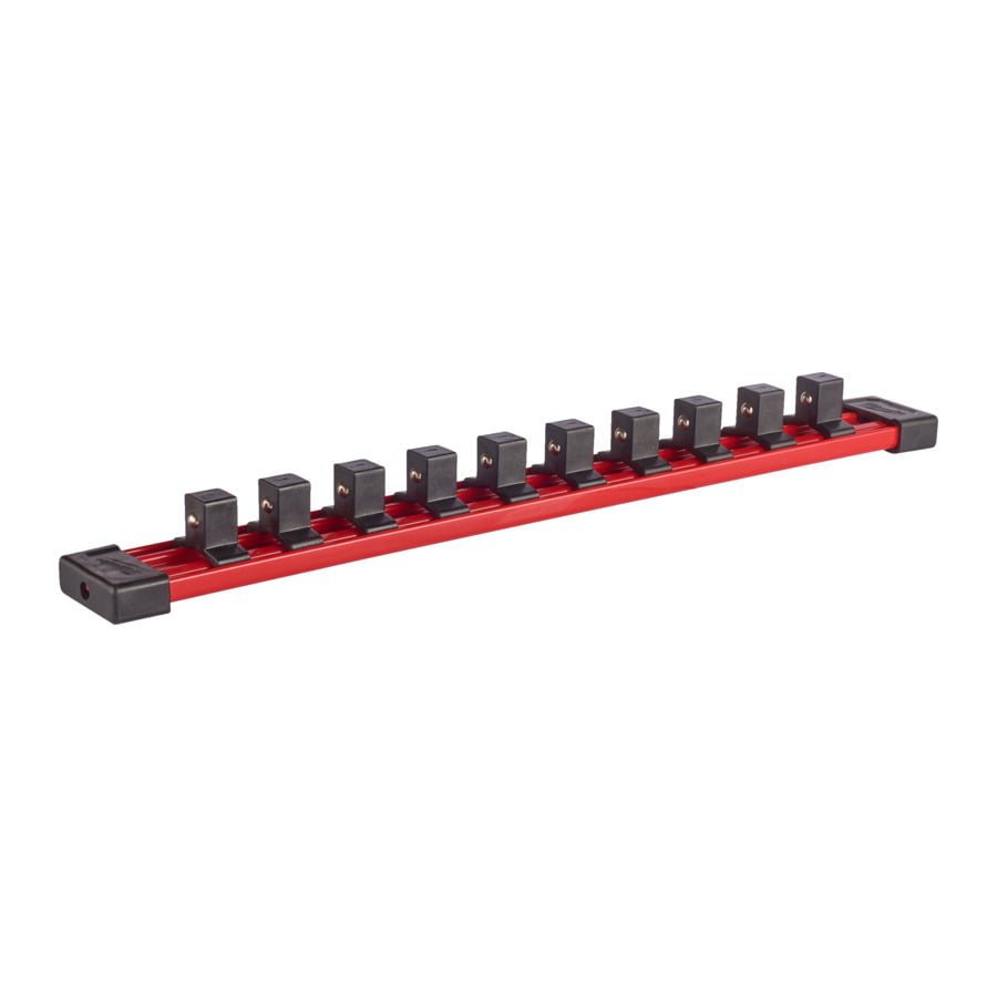Fixio.pl Milwaukee Hex socket rail+clips 1/2 350mm-1pc Fixio.pl Milwaukee Hex socket rail+clips 1/2 350mm-1pc