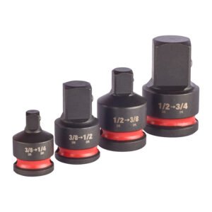 Fixio.pl Milwaukee Impact socket adaptor set-4pc