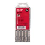 Fixio.pl Milwaukee KASETA WIERTEŁ M2 SDS-PLUS -5 SZT