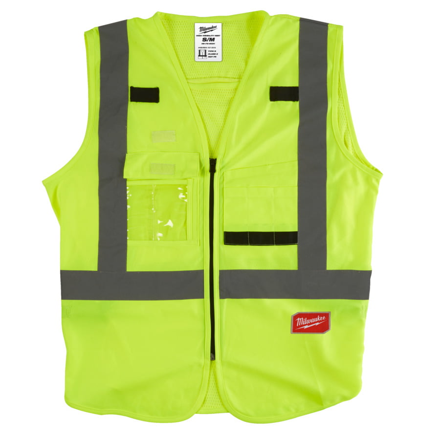 Fixio.pl Milwaukee Kamizelka odblaskowa żółta - S/M Fixio.pl Milwaukee Kamizelka odblaskowa żółta - S/M
