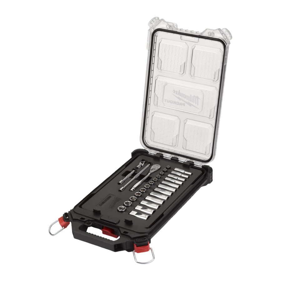 Fixio.pl Milwaukee Nasadki1/4˝ 28 szt. w organizerzePACKOUT Fixio.pl Milwaukee Nasadki1/4˝ 28 szt. w organizerzePACKOUT