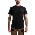 Fixio.pl Milwaukee Rozm S T-shirt z krótkim rękawem czarny