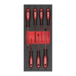Fixio.pl Milwaukee Screwdriver SL + PH Set Foam Insert 7pc