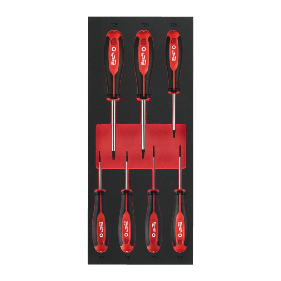Fixio.pl Milwaukee Screwdriver TX Set 1 Foam Insert 7pc Fixio.pl Milwaukee Screwdriver TX Set 1 Foam Insert 7pc