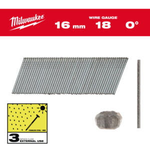 Fixio.pl Milwaukee Sztyft Inox 18G/16mm-10000szt-M18FN18GS