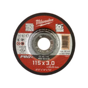 Fixio.pl Milwaukee TARCZA DO KAMIENIA WYP.115/3 PRO+