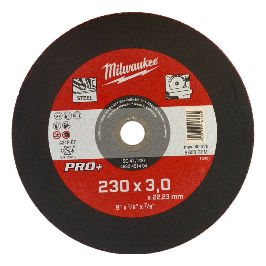 Fixio.pl Milwaukee TARCZA DO METALU PŁ. 230/3 PRO+ Fixio.pl Milwaukee TARCZA DO METALU PŁ. 230/3 PRO+