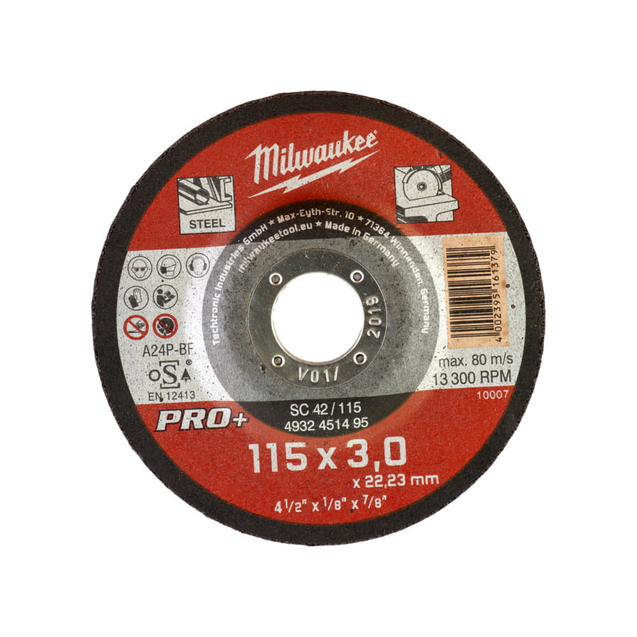 Fixio.pl Milwaukee TARCZA DO METALU WYP. 115/3 PRO+ Fixio.pl Milwaukee TARCZA DO METALU WYP. 115/3 PRO+