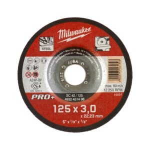 Fixio.pl Milwaukee TARCZA DO METALU WYP. 125/3 PRO+