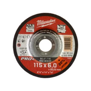 Fixio.pl Milwaukee TARCZA DO SZLIF METALU 115/6 PRO+