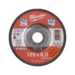 Fixio.pl Milwaukee TARCZA DO SZLIF METALU 125/6 PRO+