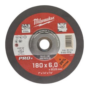 Fixio.pl Milwaukee TARCZA DO SZLIF METALU 180/6 PRO+