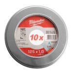 Fixio.pl Milwaukee Tarcza do metalu 125X1 PRO+ 10 szt.