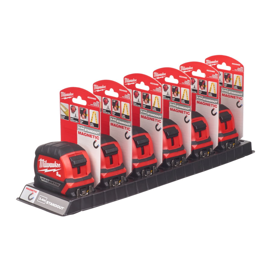 Fixio.pl Milwaukee Taśma magnetyczna Premium 8 m - III gen Fixio.pl Milwaukee Taśma magnetyczna Premium 8 m - III gen