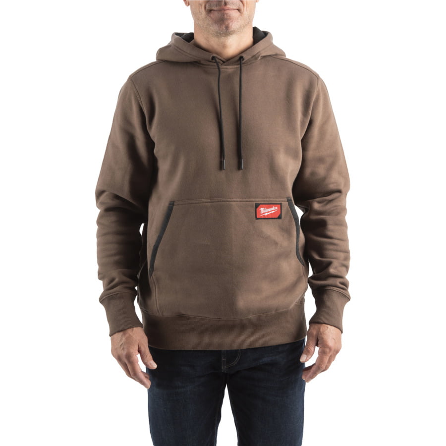 Fixio.pl Milwaukee WH MW BR S Bluza z kapturem - brązowa Fixio.pl Milwaukee WH MW BR S Bluza z kapturem - brązowa