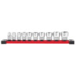 Fixio.pl Milwaukee Zestaw nasadek imperialnych 3/8˝ 10 szt.