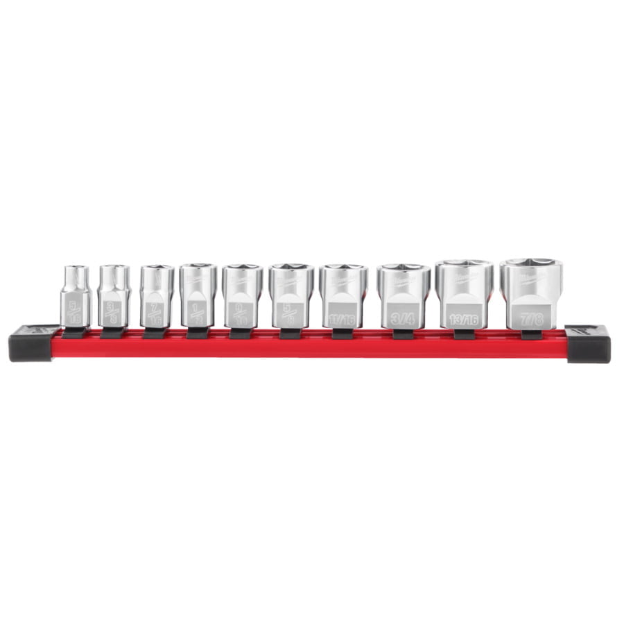 Fixio.pl Milwaukee Zestaw nasadek imperialnych 3/8˝ 10 szt. Fixio.pl Milwaukee Zestaw nasadek imperialnych 3/8˝ 10 szt.