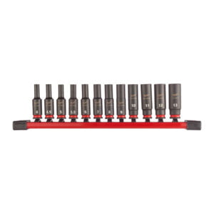 Fixio.pl Milwaukee Zestaw nasadek udar SHW 1/4"Hex 12 szt