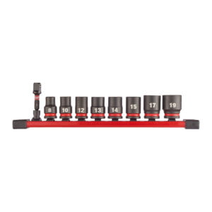 Fixio.pl Milwaukee Zestaw nasadek udar SHW 3/8" Hex 9szt