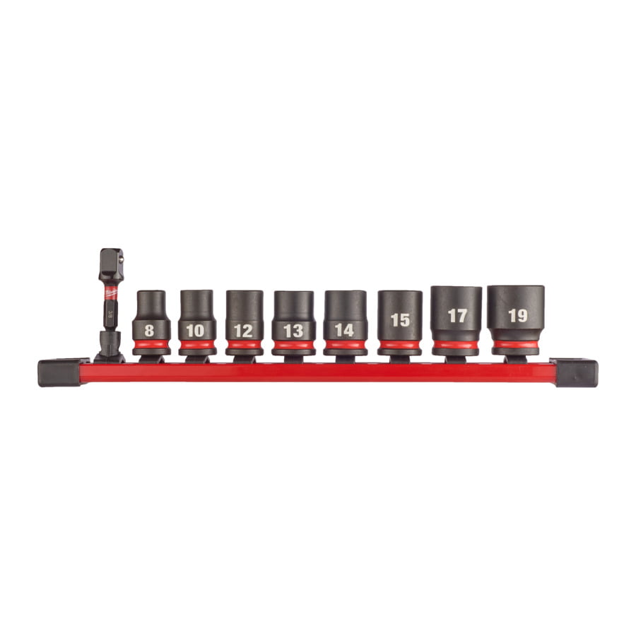 Fixio.pl Milwaukee Zestaw nasadek udar SHW 3/8" Hex 9szt