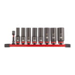 Fixio.pl Milwaukee Zestaw nasadek udar długich 3/8"Hex 9szt