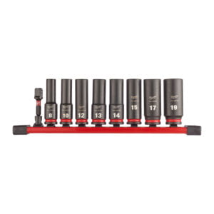 Fixio.pl Milwaukee Zestaw nasadek udar długich 3/8"Hex 9szt