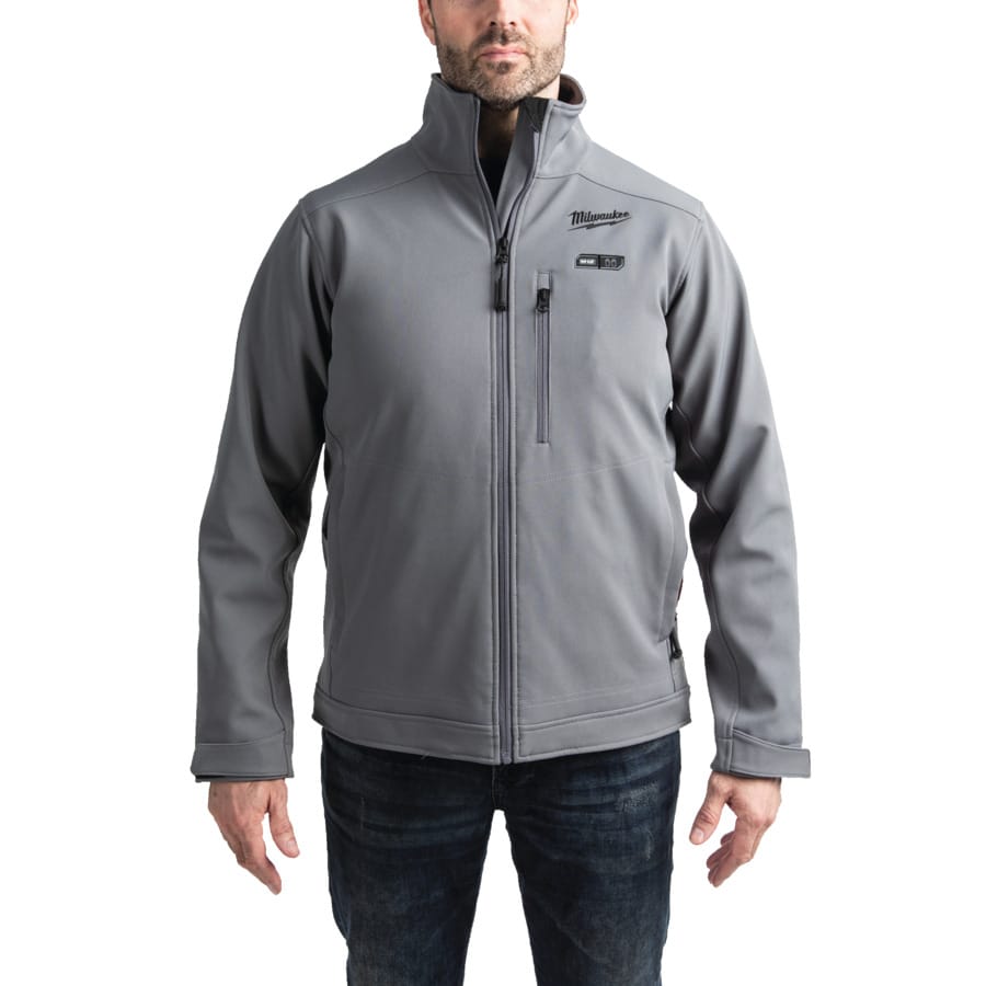 Milwaukee M12 HJ GREY5 – podgrzewana kurtka robocza szara, rozmiar XXXL